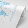 Samolepiaca tapeta precízna mapa sveta