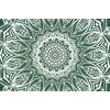Samolepiaca tapeta nekonečná Mandala v zelenom prevedení
