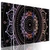 5-dielny obraz magická Mandala