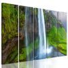 5-dielny obraz nádherný horský vodopád
