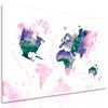 Obraz umelecká mapa sveta