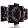 5-dielny obraz magická Mandala