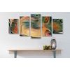 5-dielny obraz abstraktné umelecké dielo