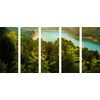 5-dielny obraz prekrásny pohľad na letnú prírodu