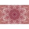 Tapeta Mandala v ružovom prevedení
