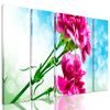 5-dielny obraz nádherny ružový kvet