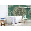 Tapeta Mandala na emeraldovom pozadí