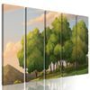 5-dielny obraz maľovaná krajinka