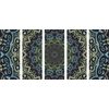 5-dielny obraz zaujímavá vintage Mandala