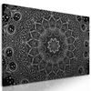 Obraz starodávna Mandala v čiernobielom prevedení