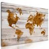 Obraz mapa sveta na dreve