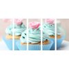 5-dielny obraz lahodné muffiny v pastelových farbách