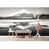 Fototapeta posvätná hora Fuji v čiernobielom prevedení