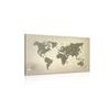 Obraz vintage mapa