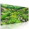 Obraz nádherná maľba zelených kopcov