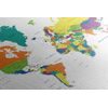 Obraz farebne rozlíšená mapa sveta