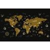 Samolepiaca tapeta dobrodrúžna mapa sveta