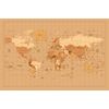 Samolepiaca tapeta stará mapa sveta