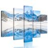 5-dielny obraz vysnená zimná krajinka