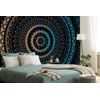 Tapeta krásna modro zlatá Mandala