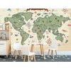 Samolepiaca tapeta rozprávková mapa sveta