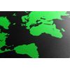 Obraz čierno zelená mapa sveta