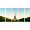 5-dielny obraz majestátnosť Eiffelovej veže