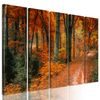 5-dielny obraz lístie v jesenných farbách