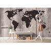 Samolepiaca tapeta umelecká mapa sveta