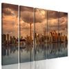 5-dielny obraz výhľad na krásy mesta