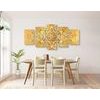 5-dielny obraz umelecká Mandala