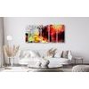 5-dielny obraz moderná abstrakcia