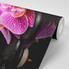 Tapeta kompozícia orchideí so sviečkami