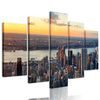 5-dielny obraz okúzľujúci New York