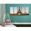 5-dielny obraz Eiffelová veža v plnej kráse