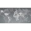 Obraz na korku mapa sveta v modernom prevedení