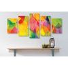 5-dielny obraz pestrofarebné jessenné listy