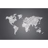 Samolepiaca tapeta zaujímavá mapa na čiernobielom pozadí