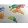 Obraz moderná mapa sveta tvorená origami