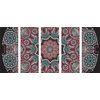 5-dielny obraz kvetinová Mandala