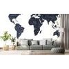 Originálna samolepiaca tapeta moderná mapa sveta