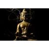 Obrazu Budha zahalený dymom