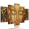 5-dielny obraz abstraktný Budha