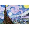 Samolepiaca tapeta imitácia Hviezdnej noci od Van Gogha