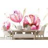 Jedinečná tapeta maľované tulipány