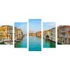 5-dielny obraz Benátky v plnej kráse