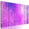 5-dielny obraz fialová galaktická Mandala