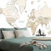 Samolepiaca tapeta klasická vintage mapa sveta