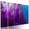 5-dielny obraz nádherné farby v abstraktnom prevedení