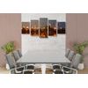 5-dielny obraz priemyselná oblasť
